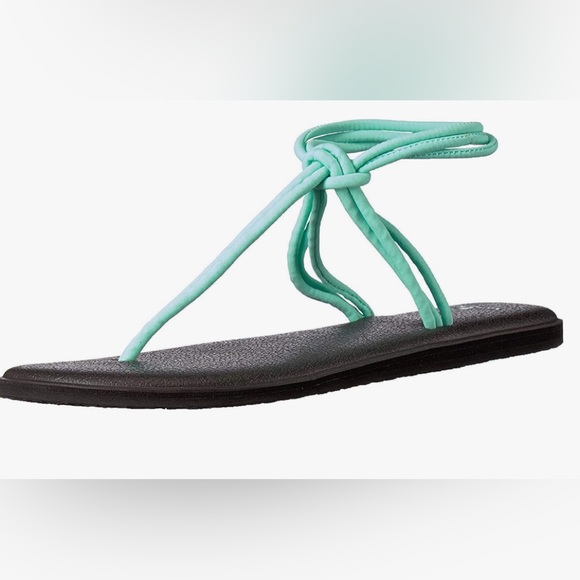 Sanuk Yoga Sunshine Flip Flops - Picture 1 of 7